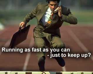 Running as fast as you can - just to keep up?